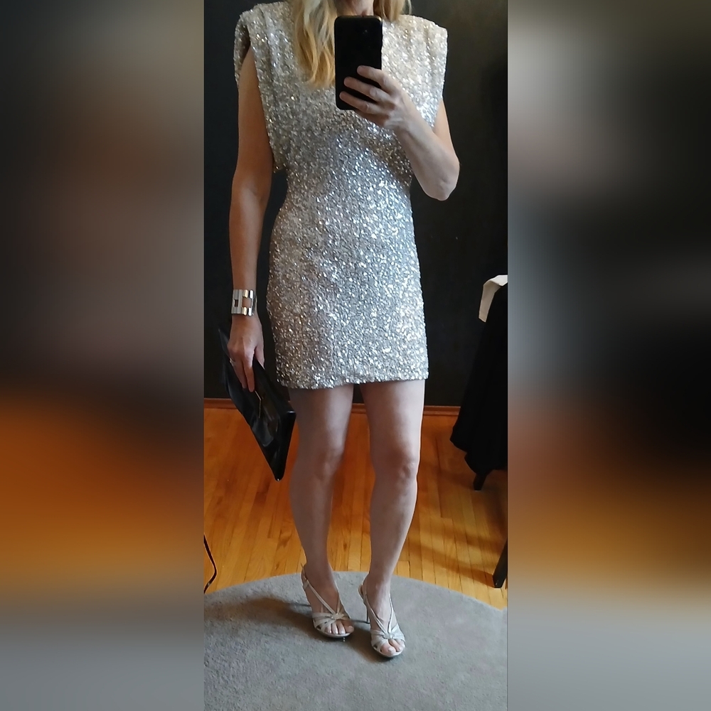 Zara Sequin Dress - Picture 3 of 10